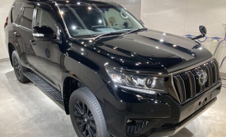トヨタ、ランドクルーザープラド、ブラック、グロスアーマー、標準研磨