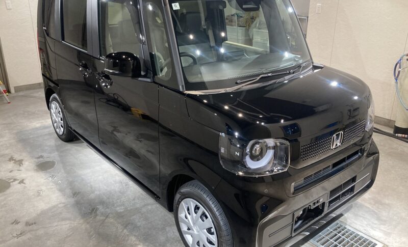 ホンダ、N-BOX、ブラック、新車、グロスアーマー