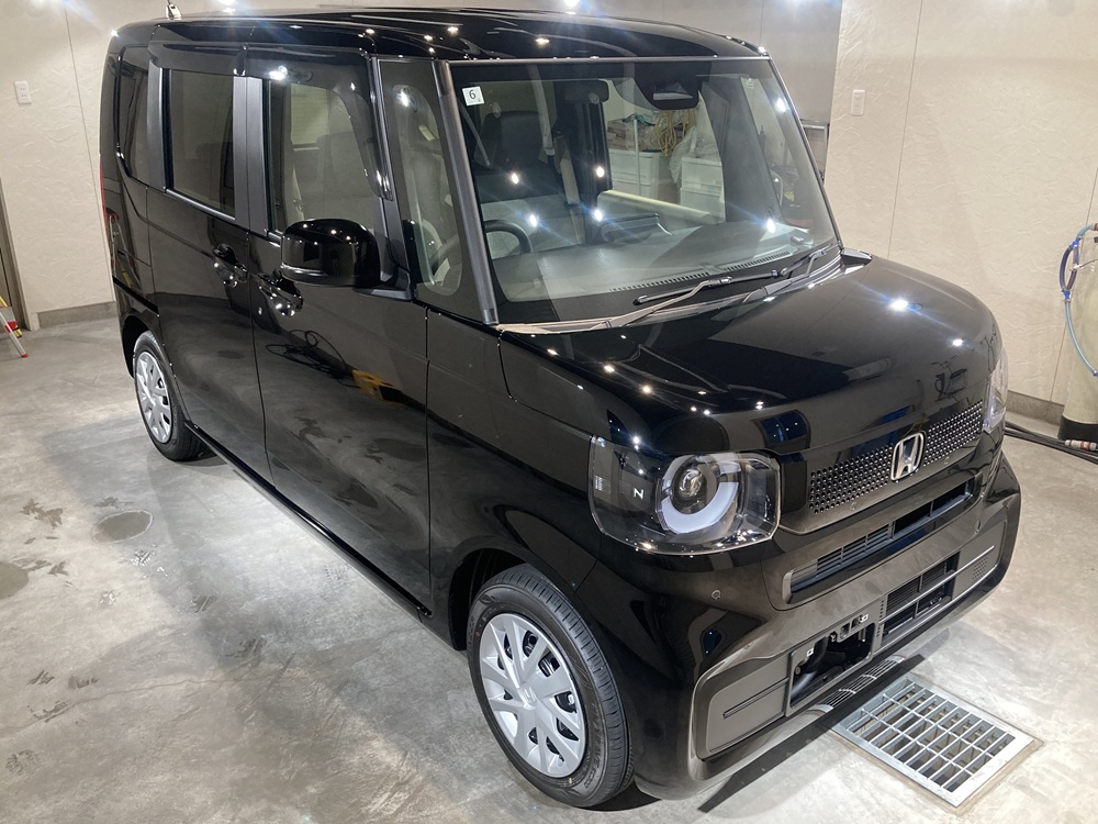 ホンダ、N-BOX、ブラック、新車、グロスアーマー